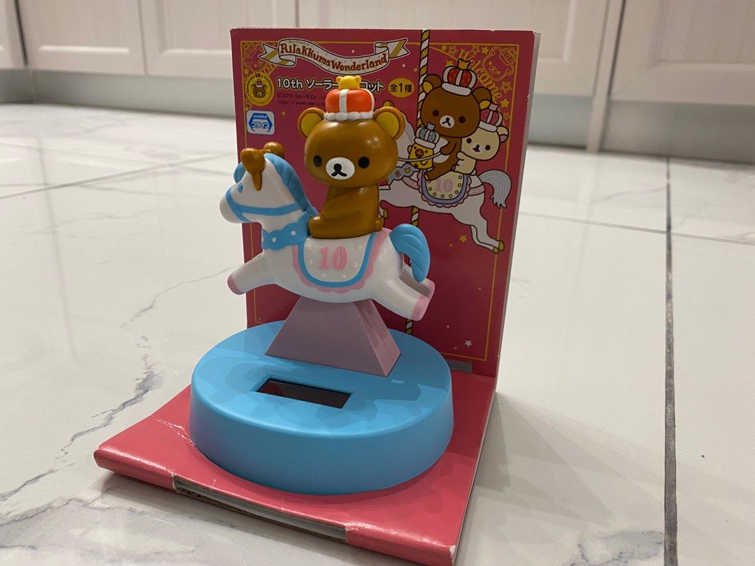 Rilakkuma Solar Bobbing Figure 10th Anniversary, Hobbies & Toys, Toys