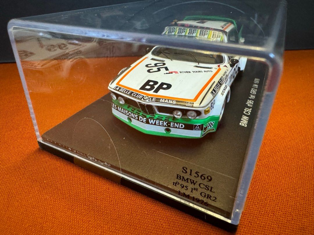 Spark Model S1569 1:43 BMW CSL n'95 1st GR2 LM 1976, 興趣及