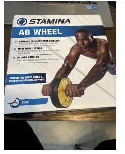 Stamina Ab Wheel Dual Wheel Ab Roller Abdominal Trainer Sports Equipment Exercise Fitness Toning Stretching Accessories on Carousell