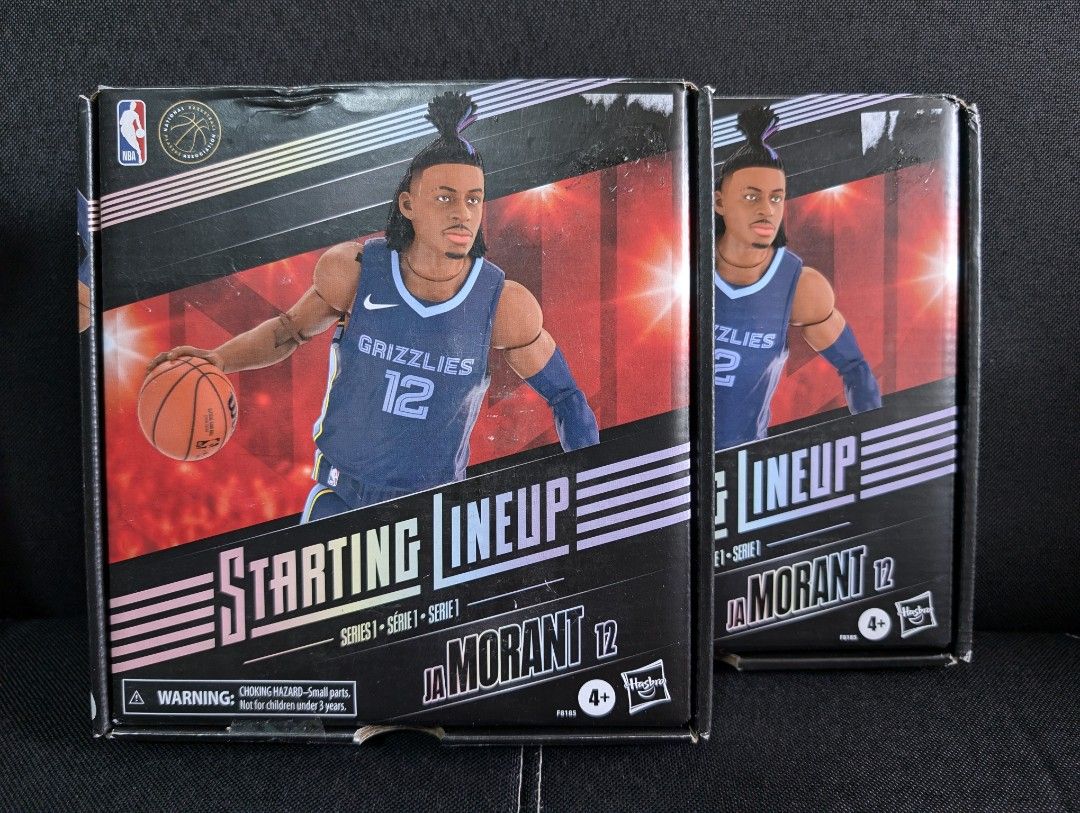 Starting Lineup Series 1 (Category: Raw Singles) located in Mandaluyong City. Submitted by 4bma_toys (Listing ID 1311457805, Image 3). Description: Staring Lineup Series 1 All sealed: ✓Luka Doncic - 1900 each ✓LeBron James - 1700 ech ✓Ja Morant - 1700 each ✓Joel Embiid - 1500 each ✓Trae Young - 1400 each •Mode of Payment: BDO, BPI, or Gcash •Note: 3 days reservation only. (Unless paid in full) •Can be delivered thru: -Lalamove, Grab, Angkas, Mr. 