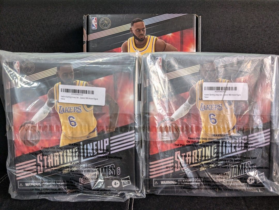 Starting Lineup Series 1 (Category: Raw Singles) located in Mandaluyong City. Submitted by 4bma_toys (Listing ID 1311457805, Image 1). Description: Staring Lineup Series 1 All sealed: ✓Luka Doncic - 1900 each ✓LeBron James - 1700 ech ✓Ja Morant - 1700 each ✓Joel Embiid - 1500 each ✓Trae Young - 1400 each •Mode of Payment: BDO, BPI, or Gcash •Note: 3 days reservation only. (Unless paid in full) •Can be delivered thru: -Lalamove, Grab, Angkas, Mr. 