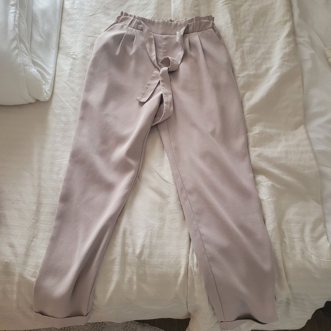 Stradivarius paperbag trousers clearance