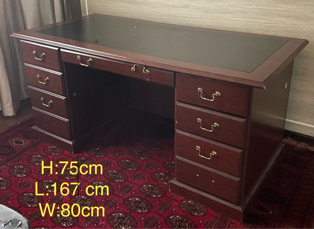 Study Table (Category: Tables & Sets) located in Singapore. Submitted by mel_2525 (Listing ID 1311397961, Image 1). Description: Interested can come office to take a look. Self collect/assist with transport with additional fee.
