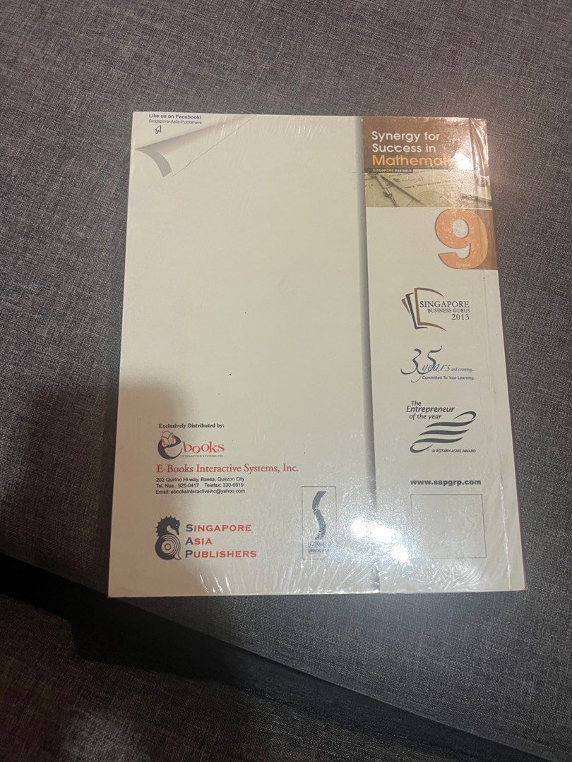 Synergy for Success in Mathematics 9 (2014) (Category: Textbooks) located in Quezon City. Submitted by chloe_declutter (Listing ID 1311458917, Image 2). Description: Qc area Still available 05/24/2026.