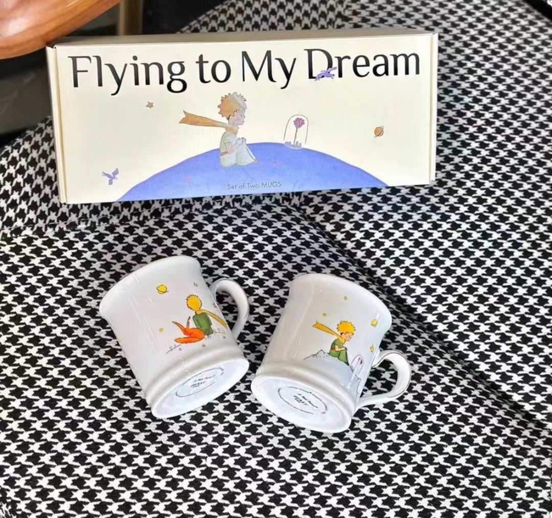 The Beast野獸派小王子全新馬克杯一對, 傢俬＆家居, 廚具和餐具, 廚水杯、水壺- Carousell