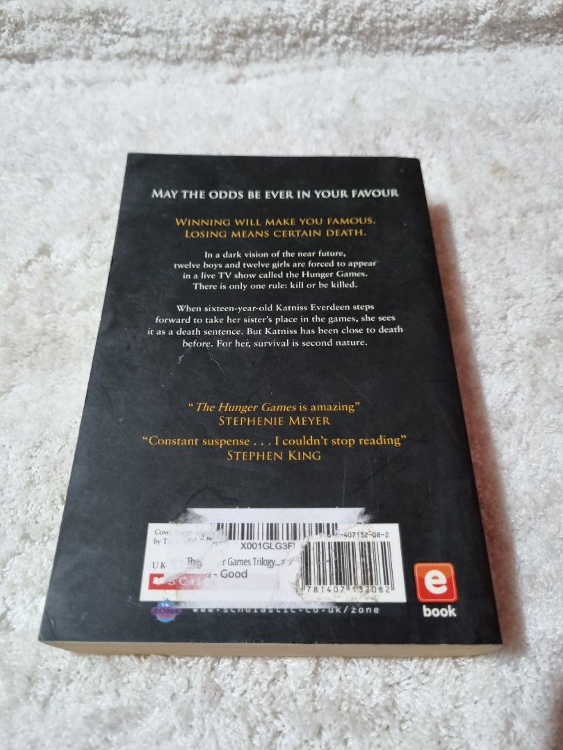 The Hunger Games (Category: Storybooks) located in Paombong. Submitted by sweetdeals0181656 (Listing ID 1311473561, Image 2). Description: By Suzanne Collins.