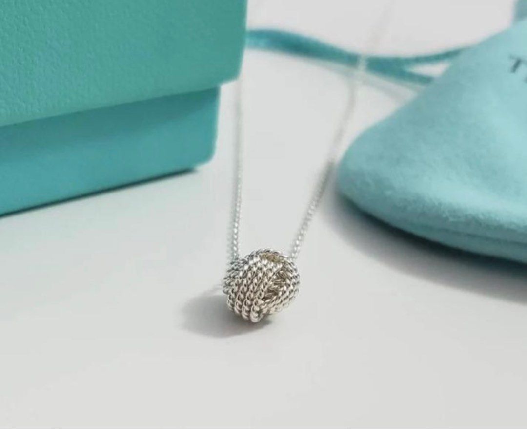 Tiffany knot necklace sales