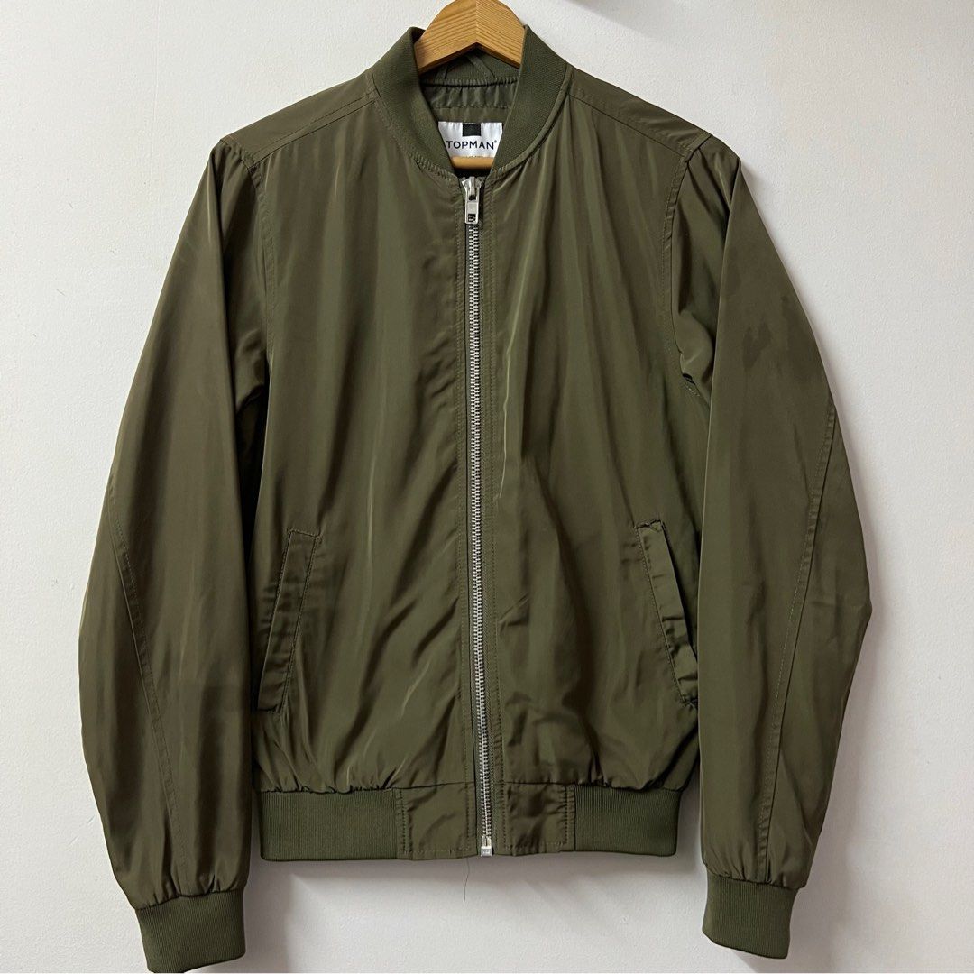 Topman Bomber Jacket Men s Fashion Coats Jackets and Outerwear on Carousell