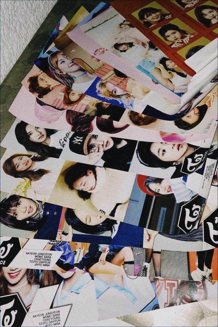 TWICE POSTER (Category: K-Wave Merchandise) located in Valenzuela. Submitted by tekitooo (Listing ID 1311443286, Image 2). Description: TWICE POSTERS - SK Bought - Issue: Wrinkled at the bottom/side part of the poster - RFS: Declutter.