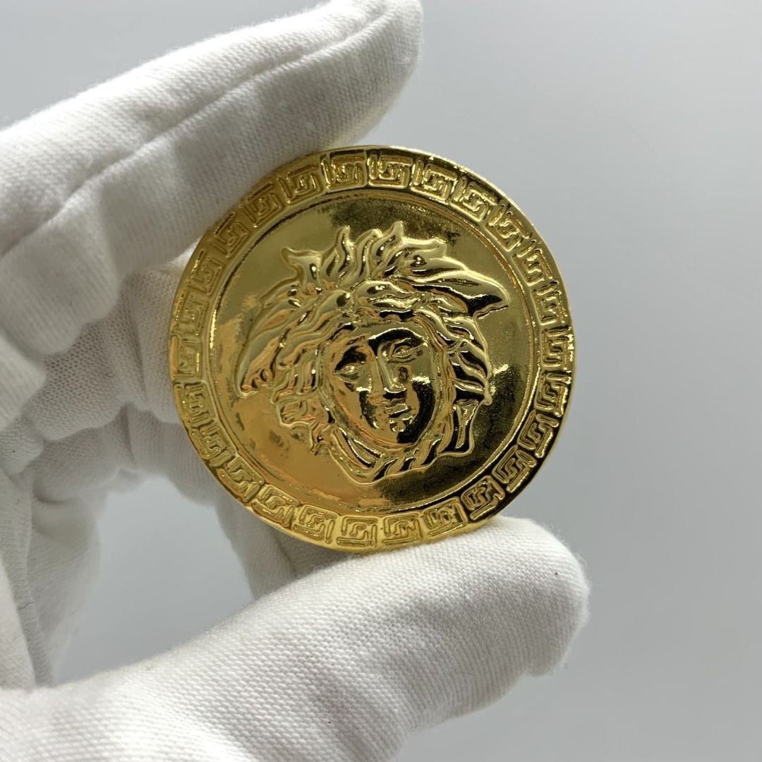 Versace medusa brooch outlet