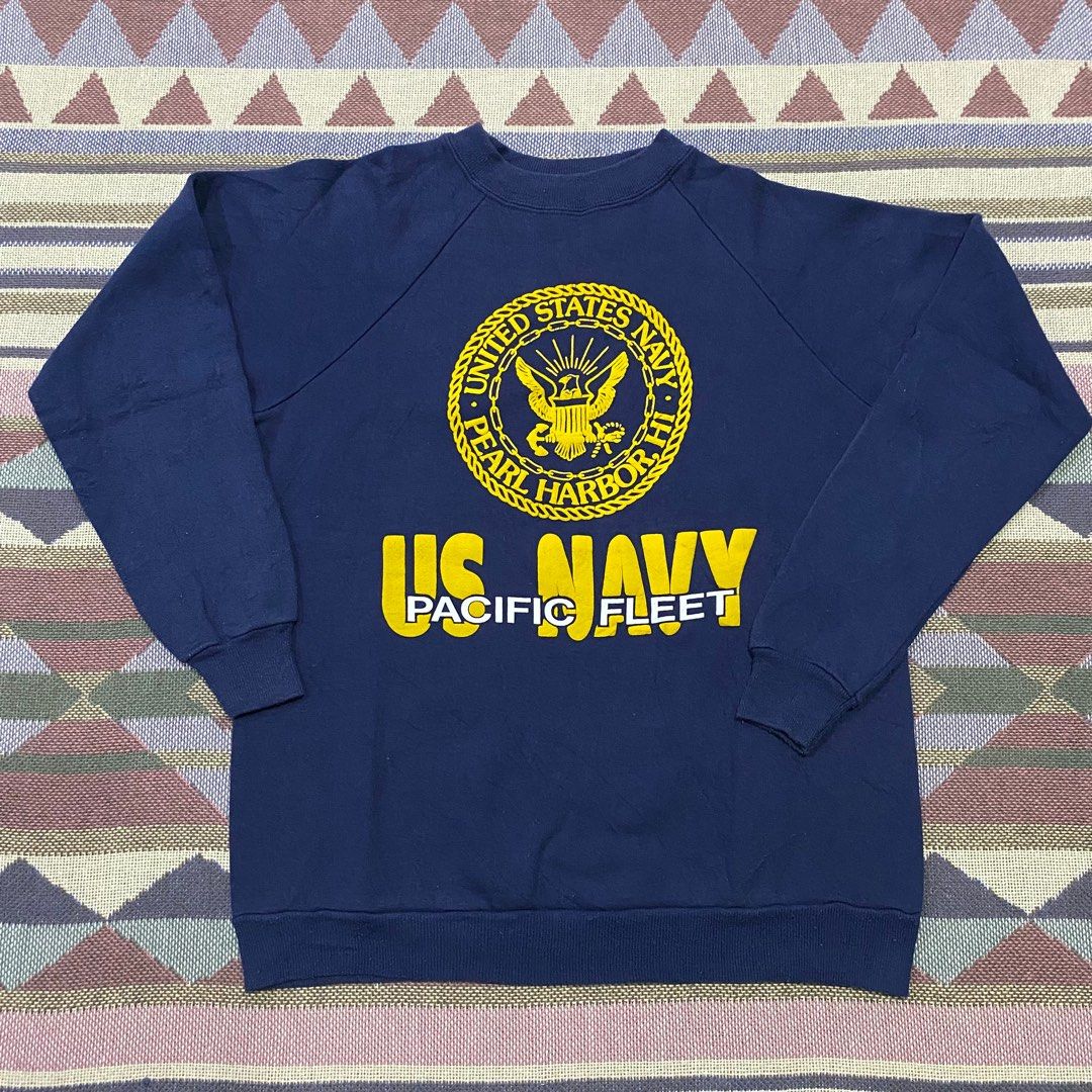 Vintage us navy sweatshirt online