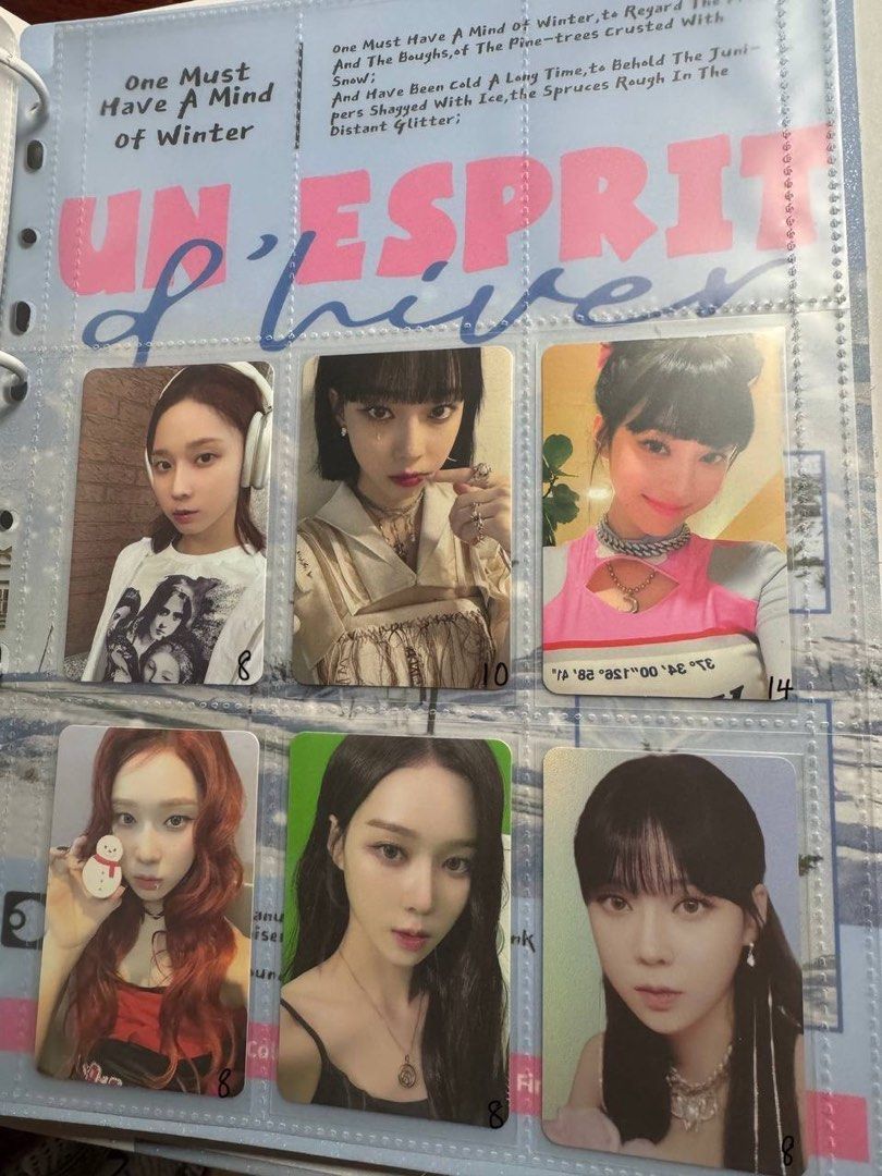 aespa ウィンター トレカ セット aespa ウィンタートレカセット LA