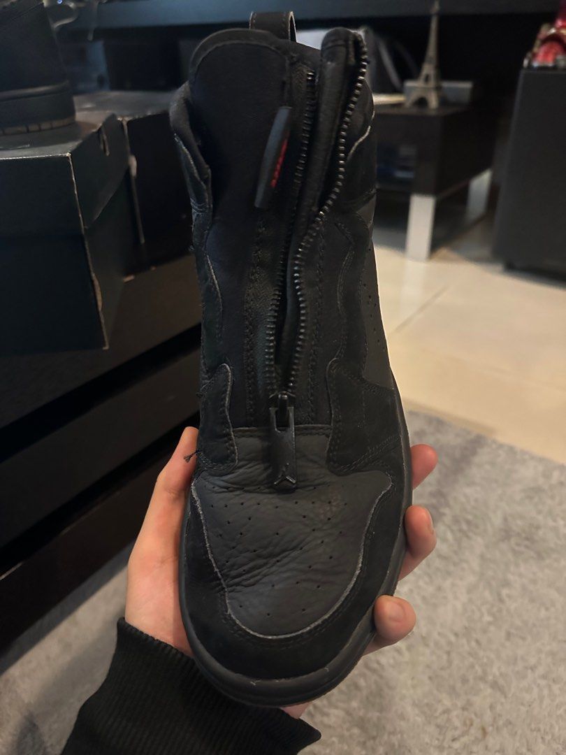 WTS Jordan 1 retro high zip Black Gum Men s Fashion Footwear Sneakers on Carousell