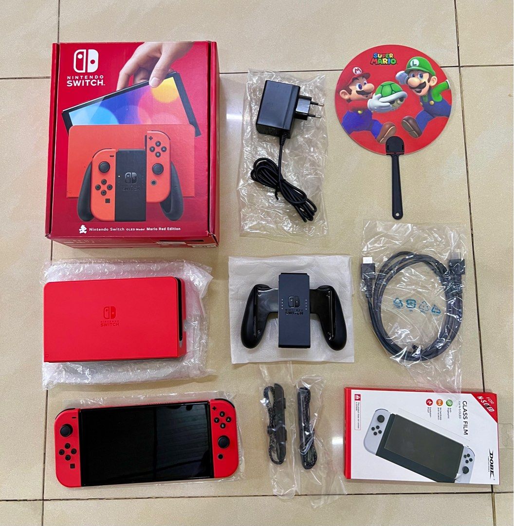 10/10 like new Nintendo Switch oled mario edition games console ps  playstation cheap, Everything Else, Others on Carousell