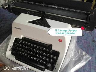 18 inches olympia manual typewriter