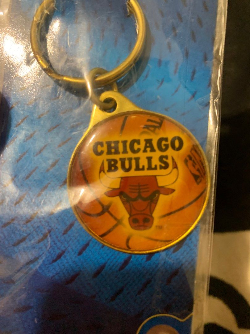 絕版 二手 未使用 早期 復古 芝加哥 公牛 Chicago Bulls 鑰匙圈 keychain, 書籍、休閒與玩具, 收藏、紀念品, 其他 ...