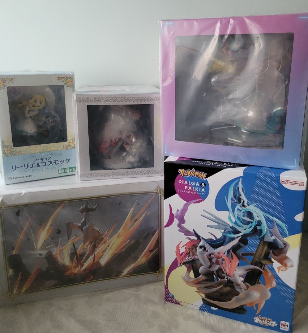 寵物小精靈 日版 pokemon figure 神獸 莉莉艾 奇樹 電蛙 索羅亞克 帝牙盧卡 帕路奇亞, 興趣及遊戲, 玩具 & 遊戲類 ...