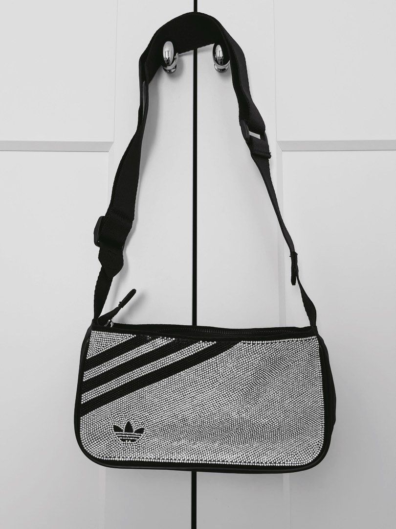 Adidas Diamante Rhinestone Shoulder Crossbody mini airliner bag