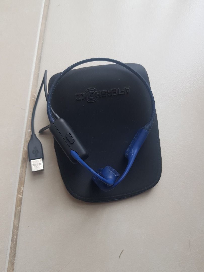 AfterShokz Aeropex Open-Ear Bone Conduction Wireless Headphones - Blue Eclipse (Category: Headphones & Headsets) located in Taguig. Submitted by rpc80145 (Listing ID 1306851926, Image 1). Description: AfterShokz Aeropex Open-Ear Bone Conduction Wireless Headphones - Blue Eclipse. .