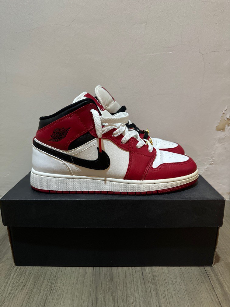 Air Jordan 1 Mid Luxury Sneakers Footwear on Carousell