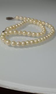 Akoya Pearl Chocker Necklace 7to 7.5mm