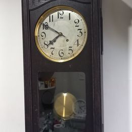 Antique Wall Clock "LFS" for Sale