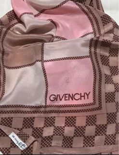 Authentic GIVENCHY Silk Neck Scarf Twilly