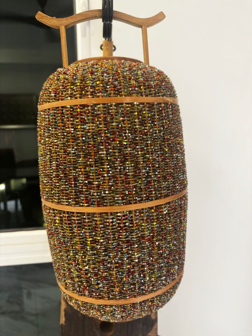 Bean lamp (Category: Lighting) located in Kuala Lumpur. Submitted by hsanseow (Listing ID 1306858708, Image 1). Description: Unique hand made bean lamp. Can be table or hang lamp .