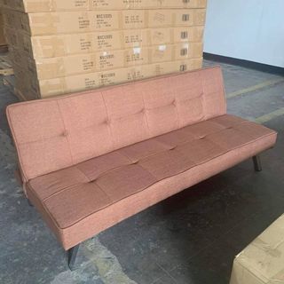 Bench sofa bed 3-4 seater, chrome legs, brand new 7800 | open for single or bulk order