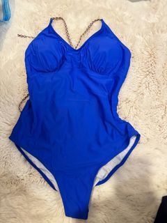 Blue 1 pc swimwear