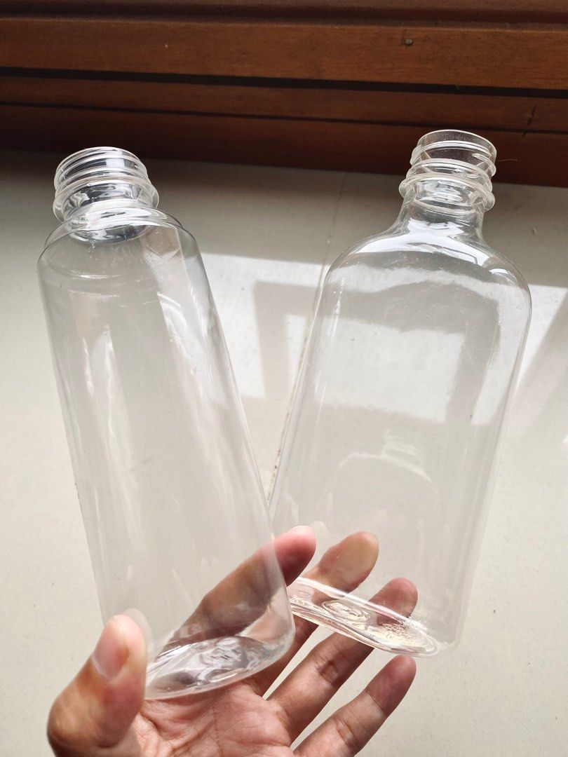 Botol Plastik Gepeng 250ml Botol Kopi Minuman, Makanan & Minuman, Snek