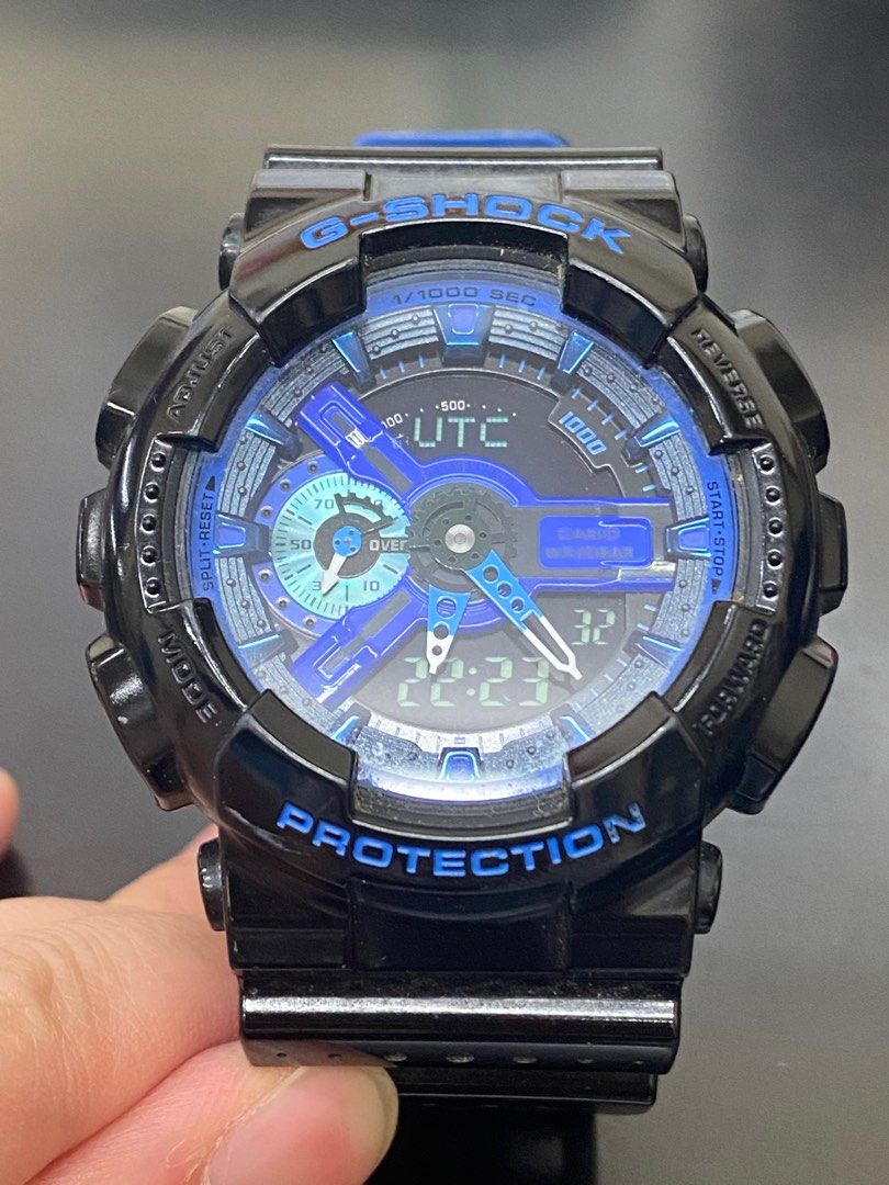 Casio G Shock 5146 GA 110 LPA Black Blue Steel Carousell