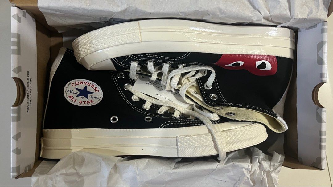 CDG Converse High Top black
