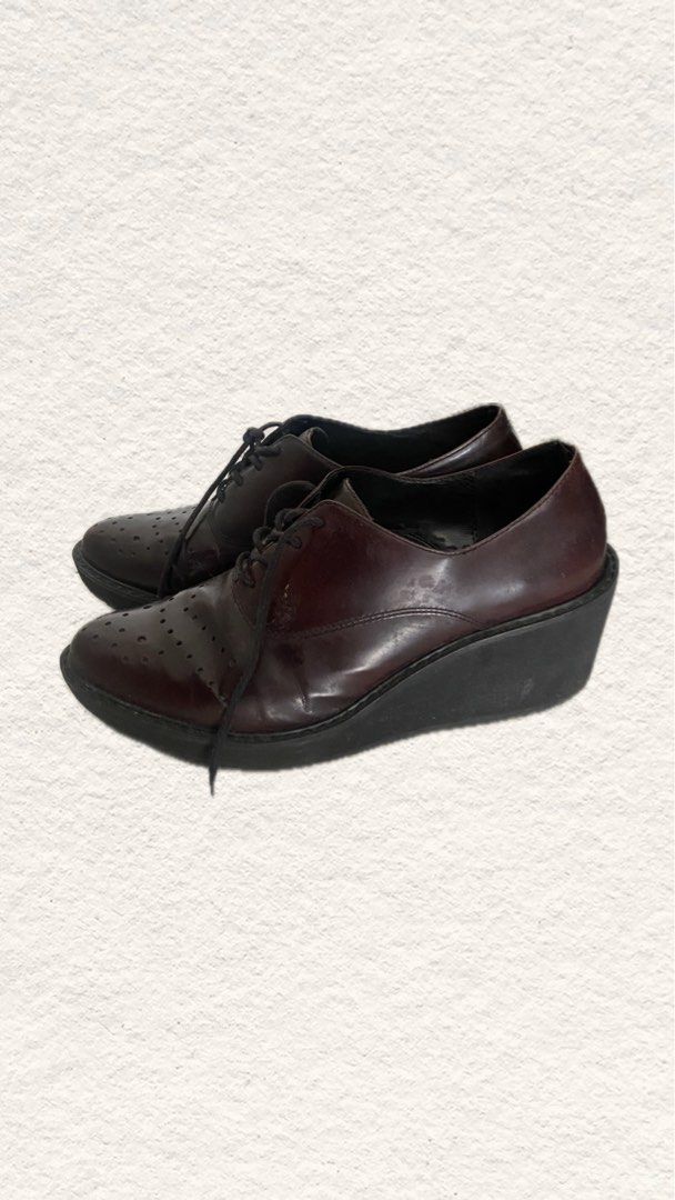 Clarks wedge heel boots sale