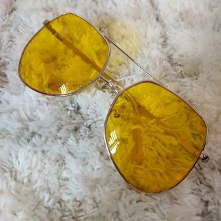 Cotton On Rubi - Yellow Sunglasses Shades