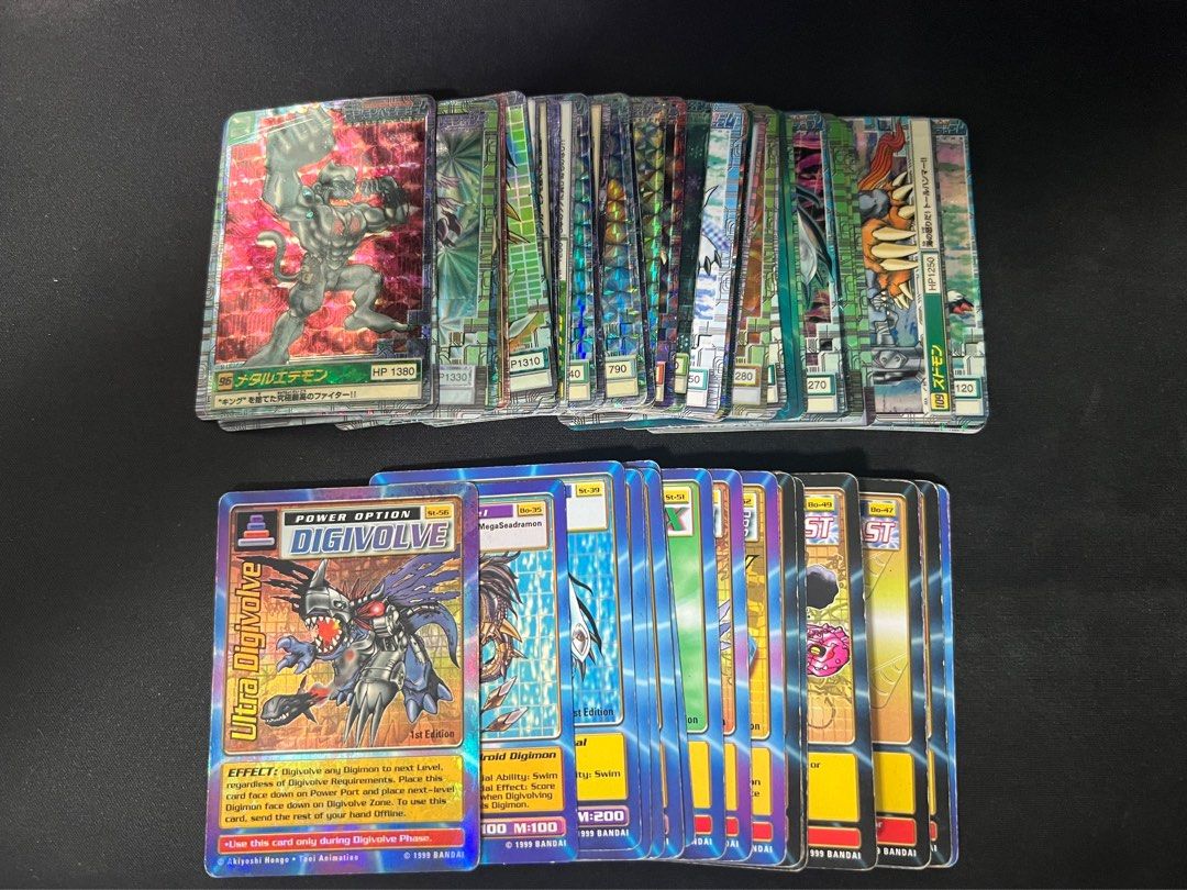 digimon red card 1999 Lot Of 9 HOLO BANDAI: DIGIMON Including One 1st Edition Holograph –  AltezzaGameShop main image 1