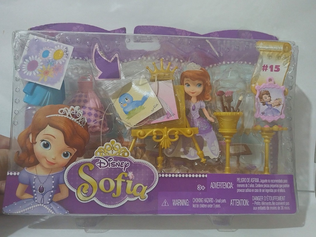 Sofia The First - Playset Aula (Classroom) - Bambola Con Vestito E Accessori - Parete Girevole