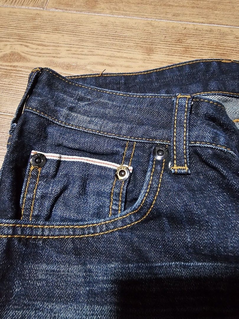EDWIN (Category: Jeans) located in Singapore. Submitted by justsellar (Listing ID 1306856058, Image 9). Description: Edwin Selvage Slim Straight denim for sale. Got it as a gift. I put it on like 2 times only. Like new. Size 30..