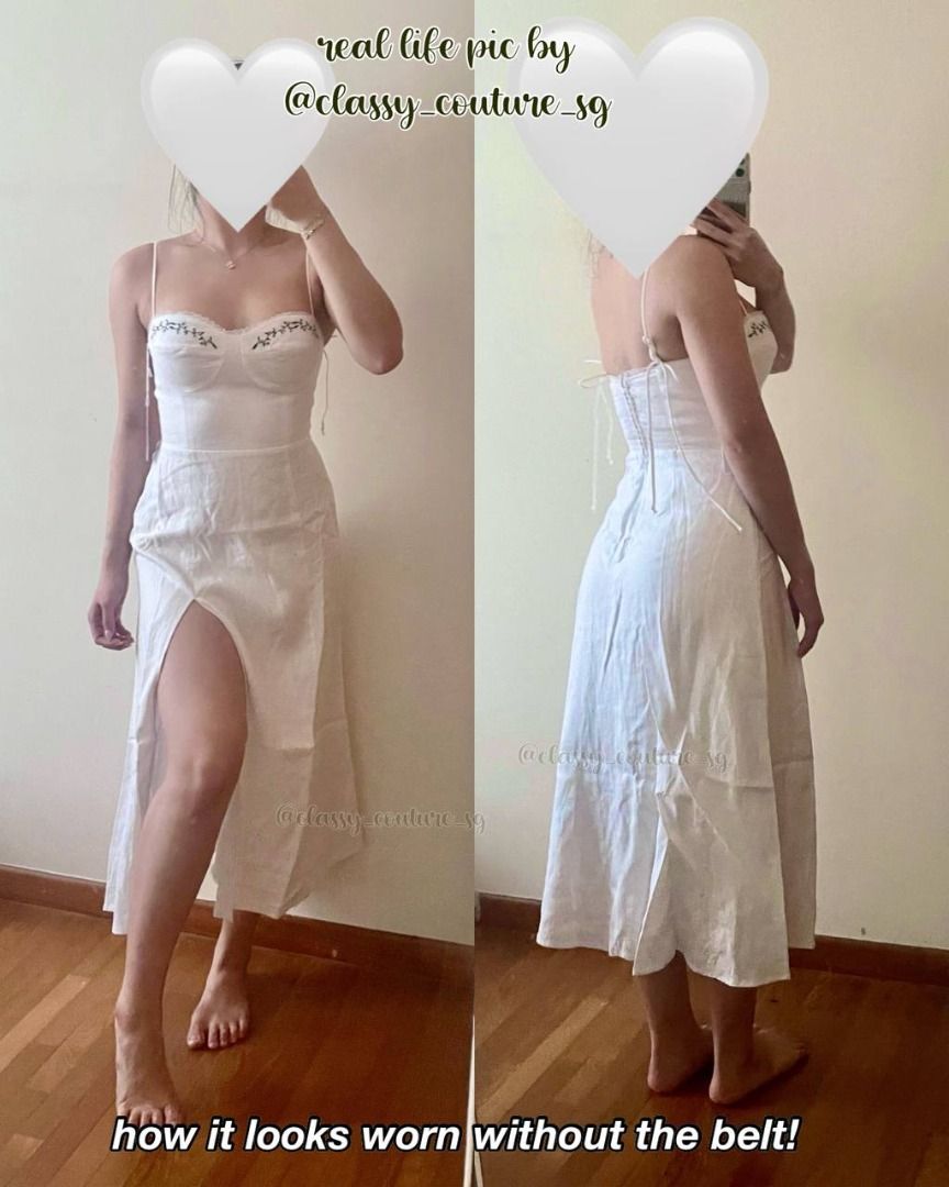 FEW! Reformation Kieryn Linen Midi Dress, Women's Fashion, Dresses & Sets,  Dresses on Carousell