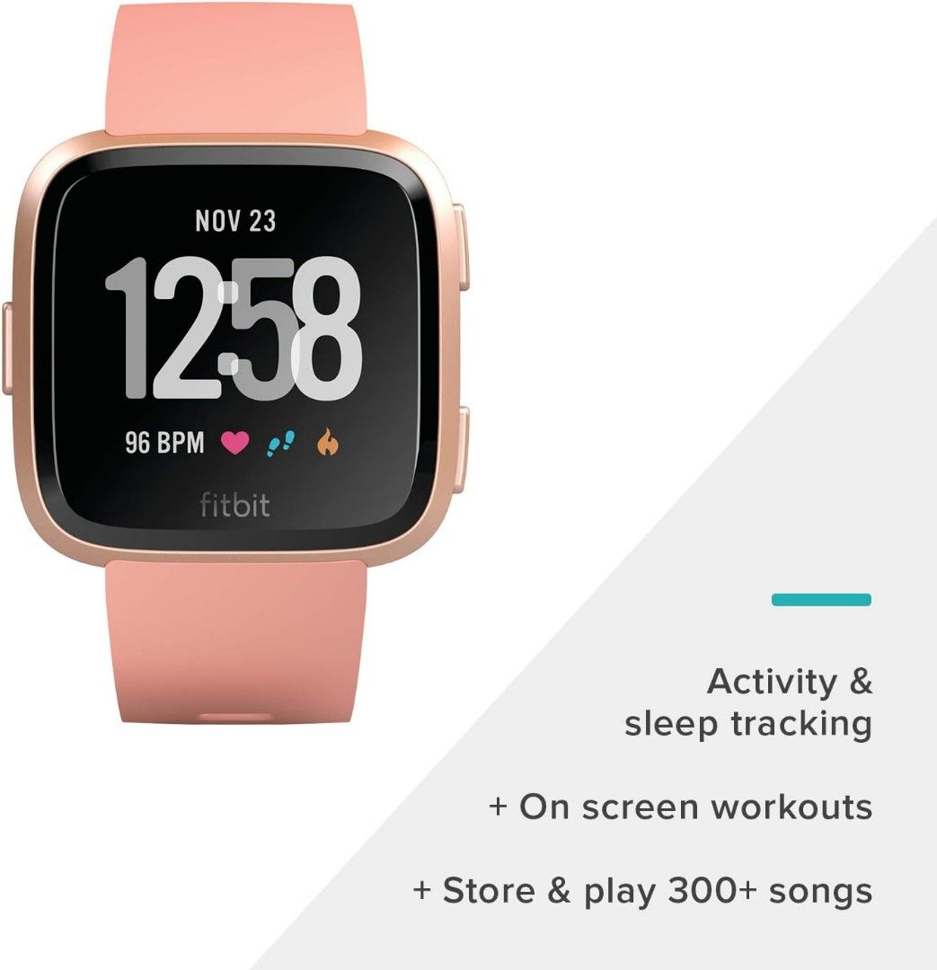 Versa fitbit rose gold new arrivals