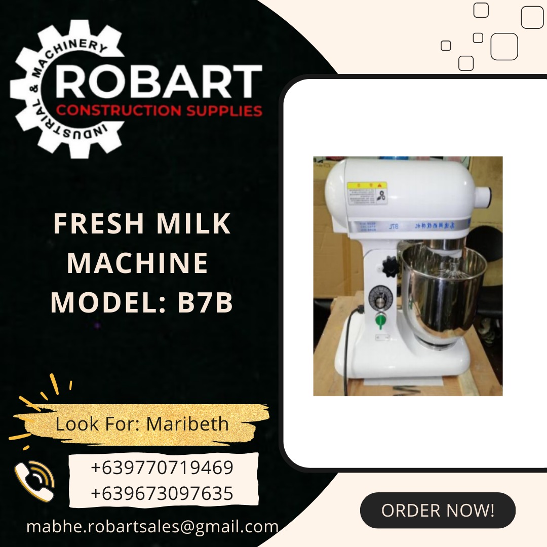 Fresh milk machine Model: B7B, Commercial & Industrial, Construction ...