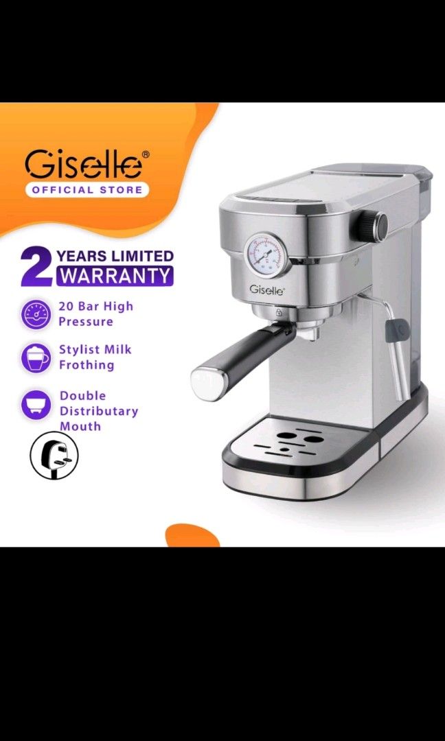 Giselle Coffee Machine, TV & Home Appliances, Kitchen Appliances