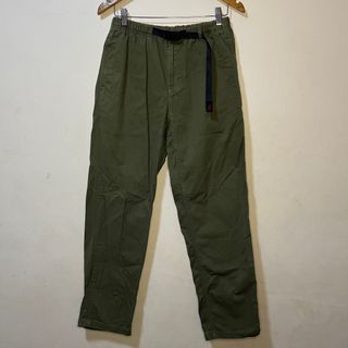 Gramicci Olive Green Belted Trouser Pants