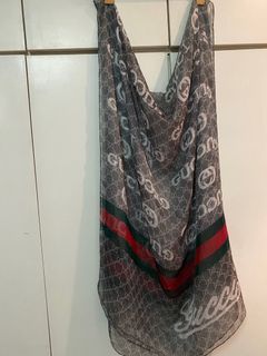Gucci silk cherryline shawl