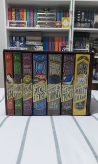 Harry Potter Hardcover Trunk set w/ Nerdy Ink dust jackets