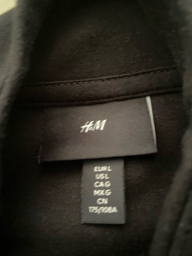 H&m black tracksuit online