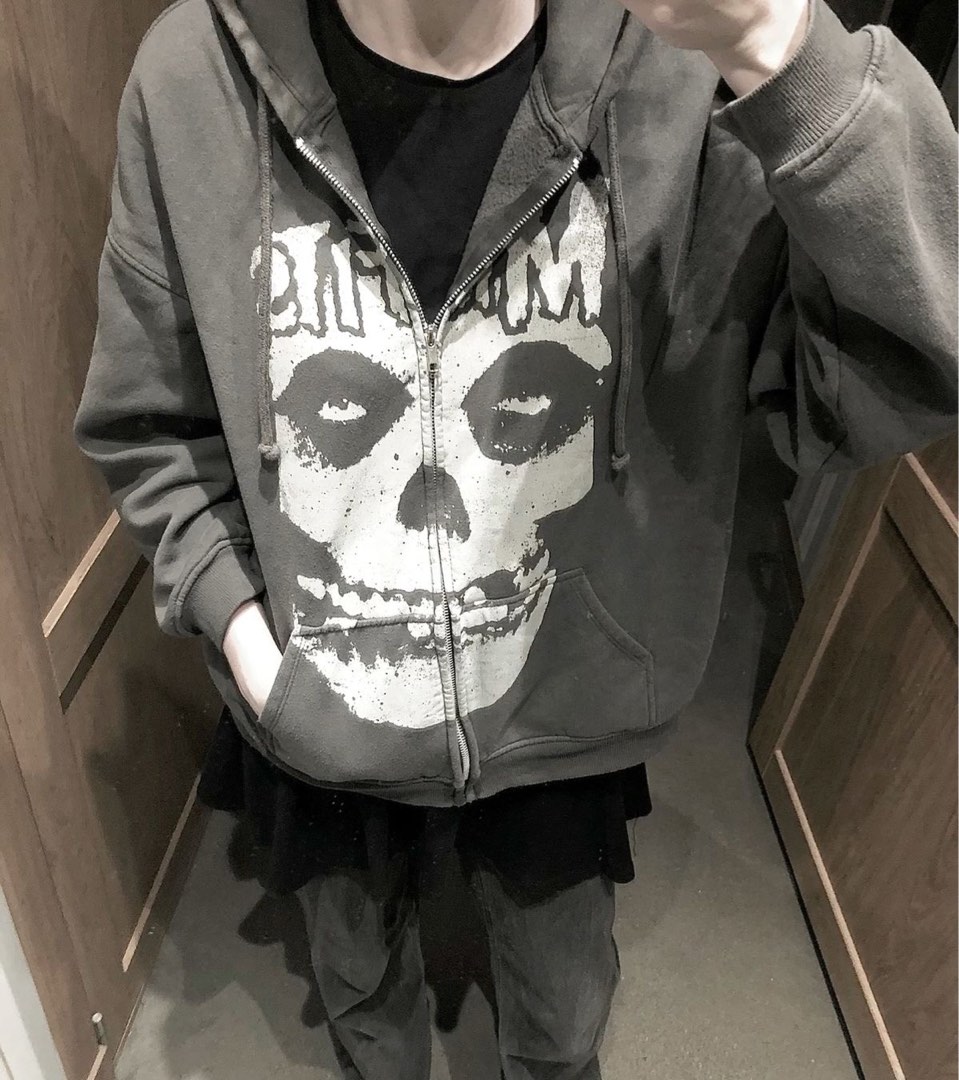 h m misfits hoodie jacket