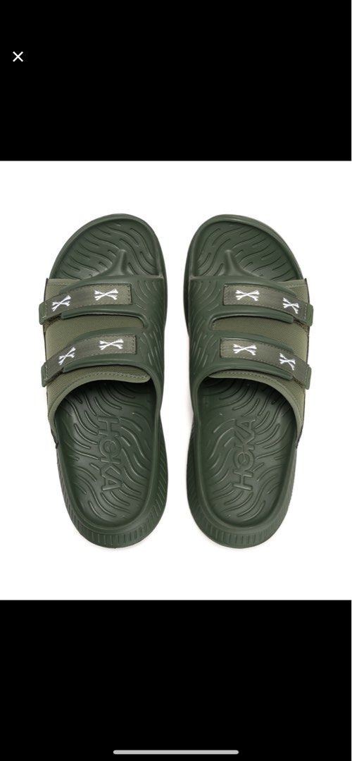 Hoka x wtaps Ora Luxe Black / Olive, 男裝, 鞋, 波鞋- Carousell