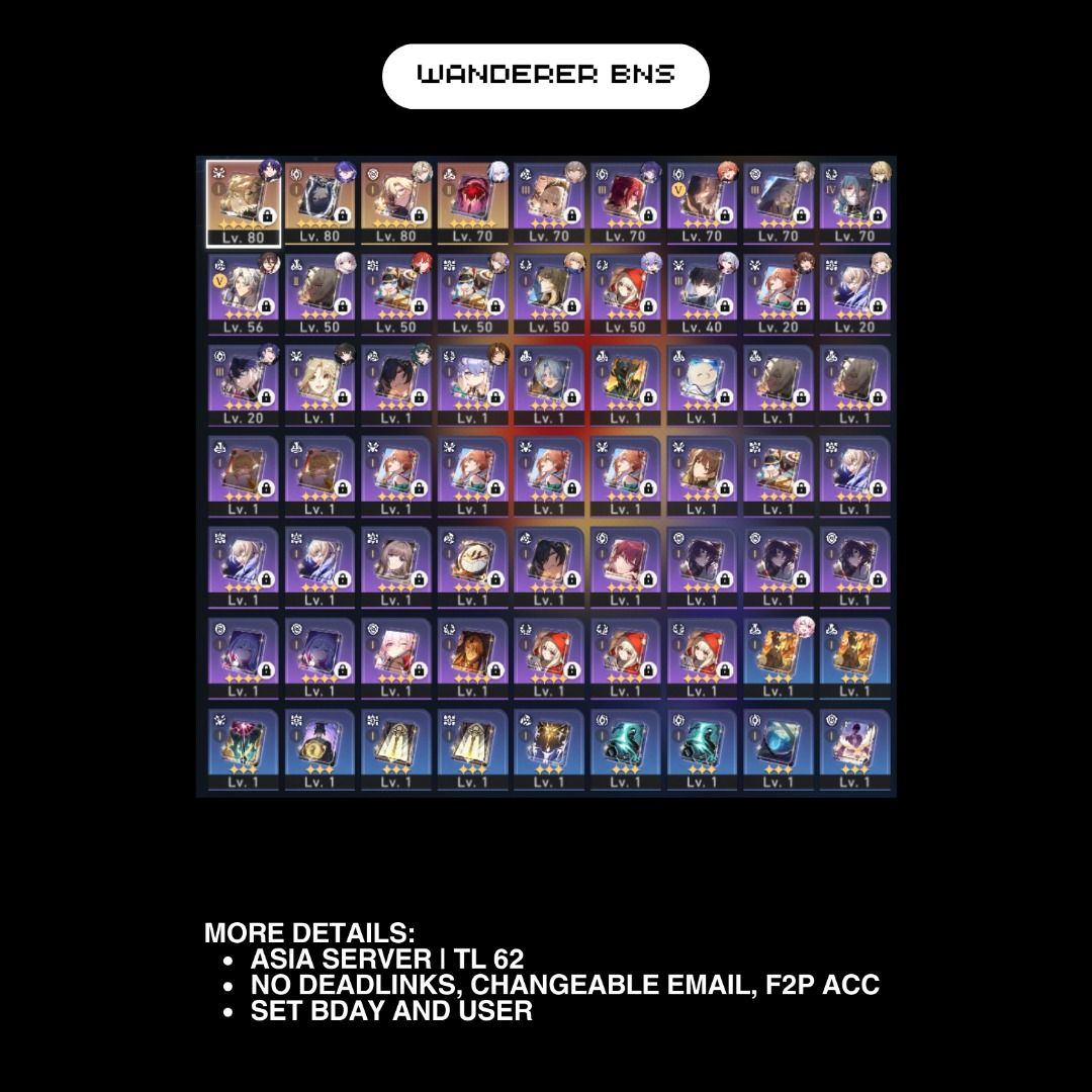 hsr honkai star rail acc account for sale, Video Gaming, Video Games ...