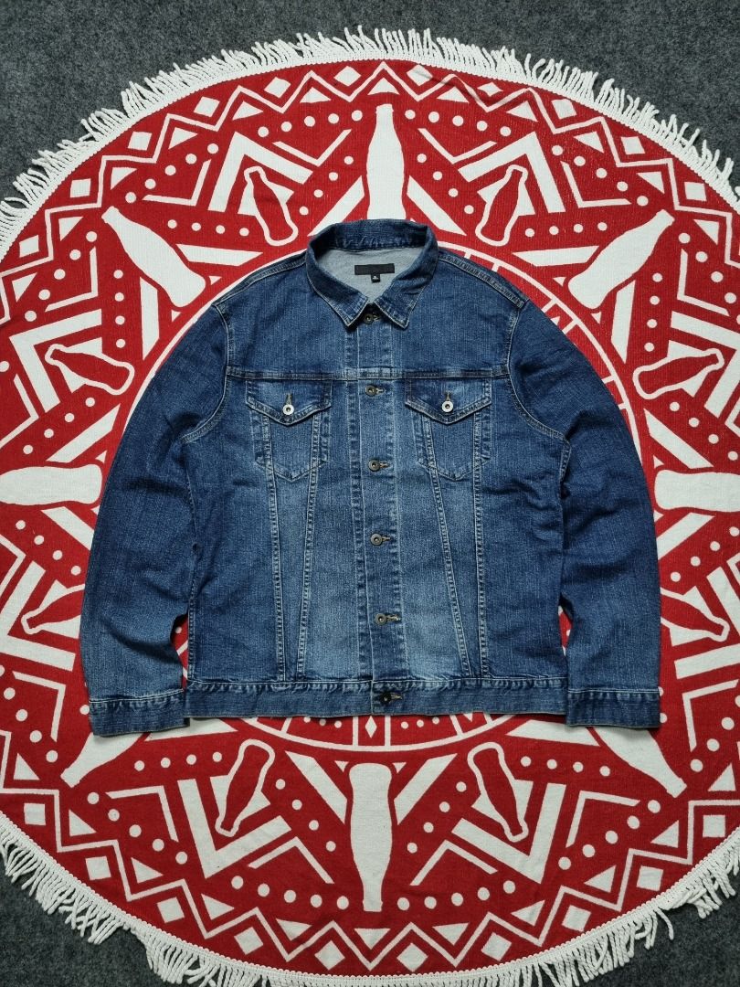 Jaket denim uniqlo top
